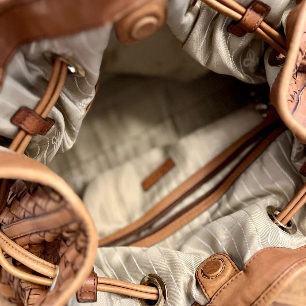 Cole Haan authentic unique basket weave bag - Picture 7 of 7